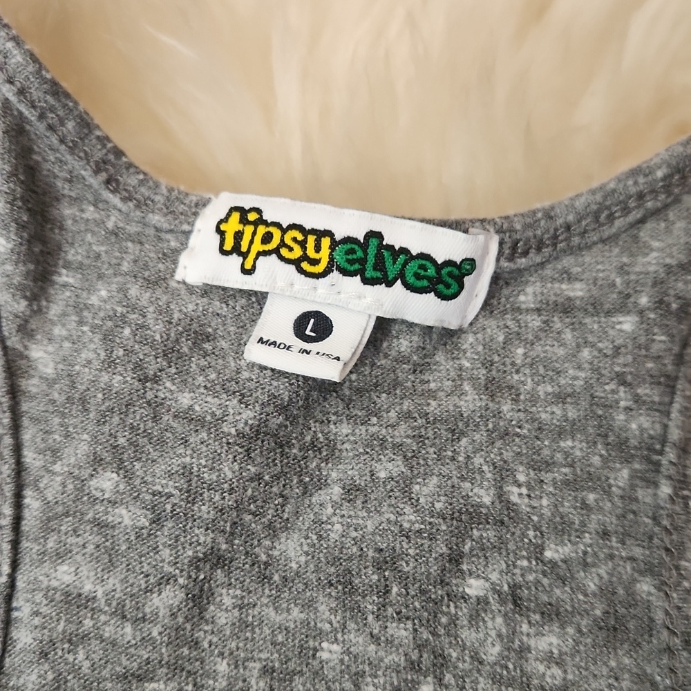 Tipsy Elves Argentina Racerback Cotton Tank Top - Picture 3 of 4